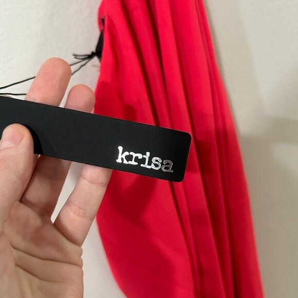 NWT Revolve Krisa Red Midi Skirt Women's Size Small - Picture 5 of 5